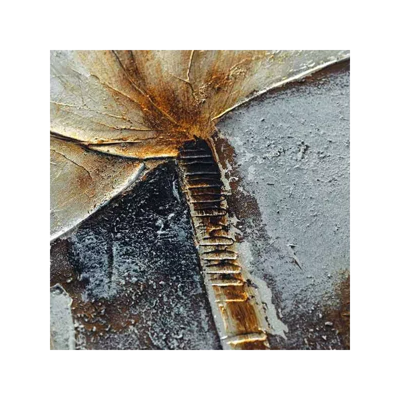 Fiore di campo bianco, pittura 50 x 150 cm
