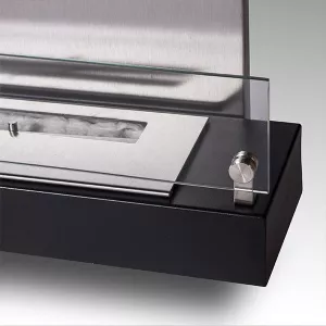 stufa a etanolo Cross, 2000 watt di potenza di riscaldamento