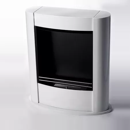 Stufa a etanolo Pablo 3kW da pavimento Colore Bianco