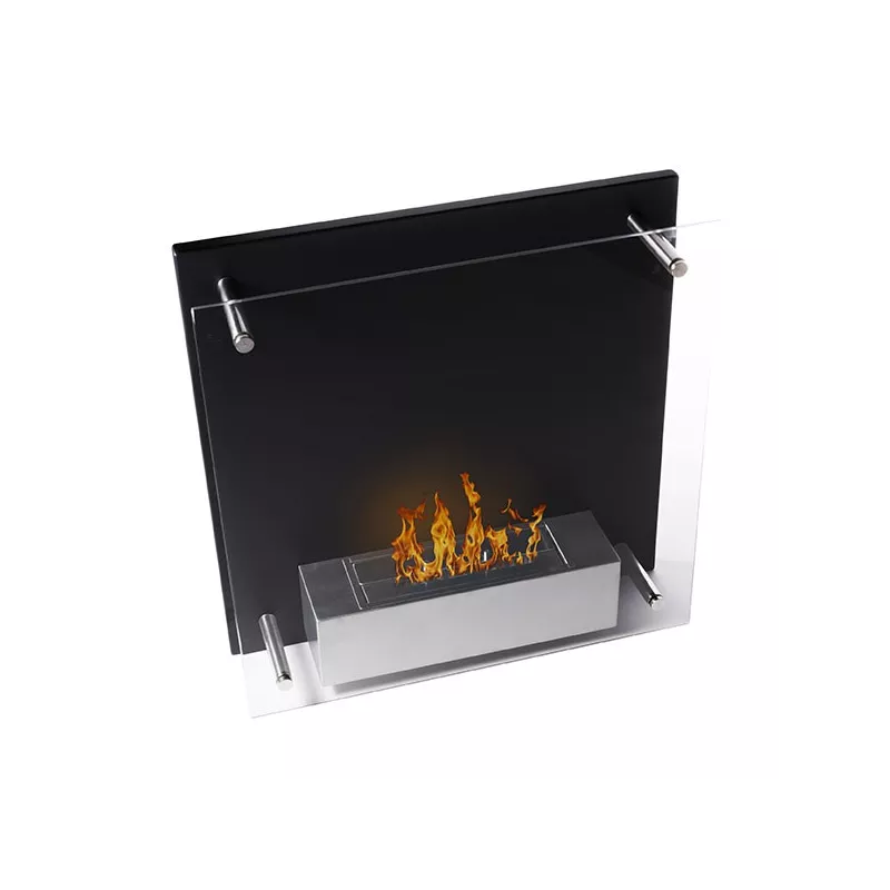 Riscaldatore a parete a etanolo Squarebox Colore Nero