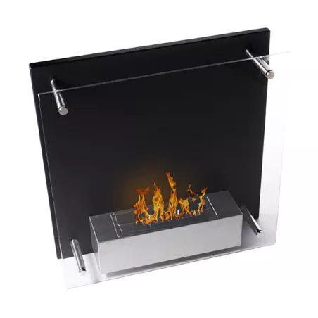 Riscaldatore a parete a etanolo Squarebox Colore Nero