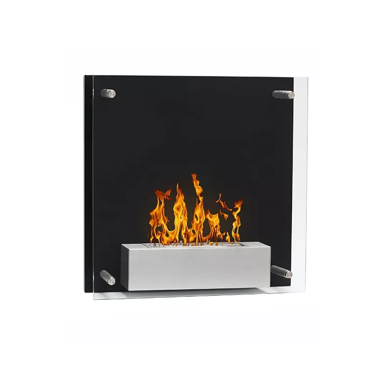 Riscaldatore a parete a etanolo Squarebox Colore Nero