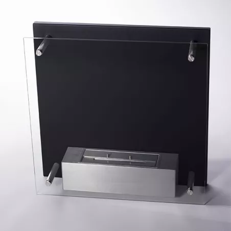 Riscaldatore a parete a etanolo Squarebox Colore Nero