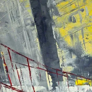 Pittura urbana ponte Golden Gate 120 x 180
