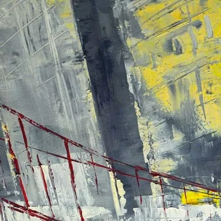 Pittura urbana ponte Golden Gate 120 x 180