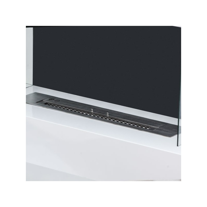 Caminetto Prestige di grandi dimensioni a libera installazione Colore Bianco