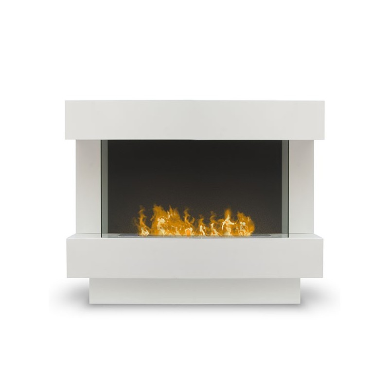 Caminetto Prestige di grandi dimensioni a libera installazione Colore Bianco
