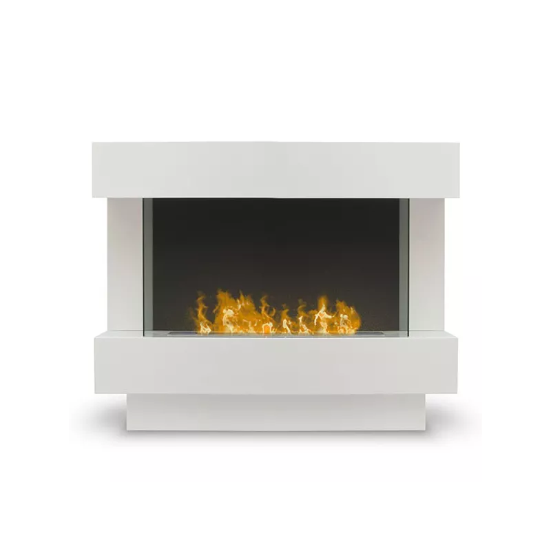 Caminetto Prestige di grandi dimensioni a libera installazione Colore Bianco