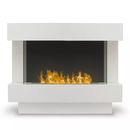 Caminetto Prestige di grandi dimensioni a libera installazione Colore Bianco