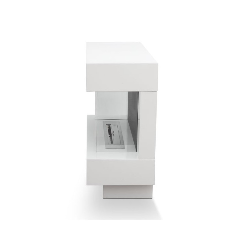 Caminetto Prestige di grandi dimensioni a libera installazione Colore Bianco
