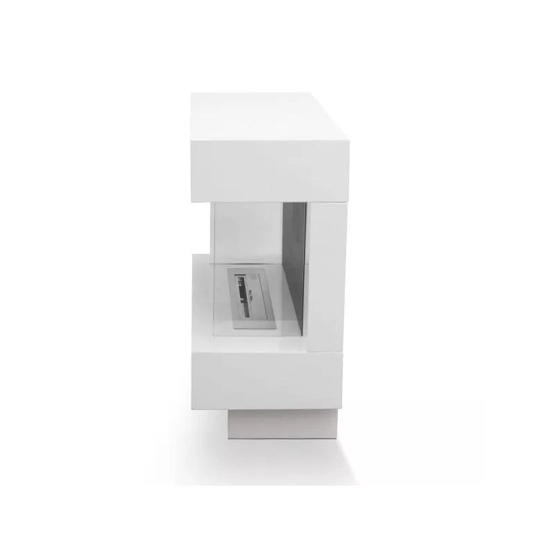 Caminetto Prestige di grandi dimensioni a libera installazione Colore Bianco