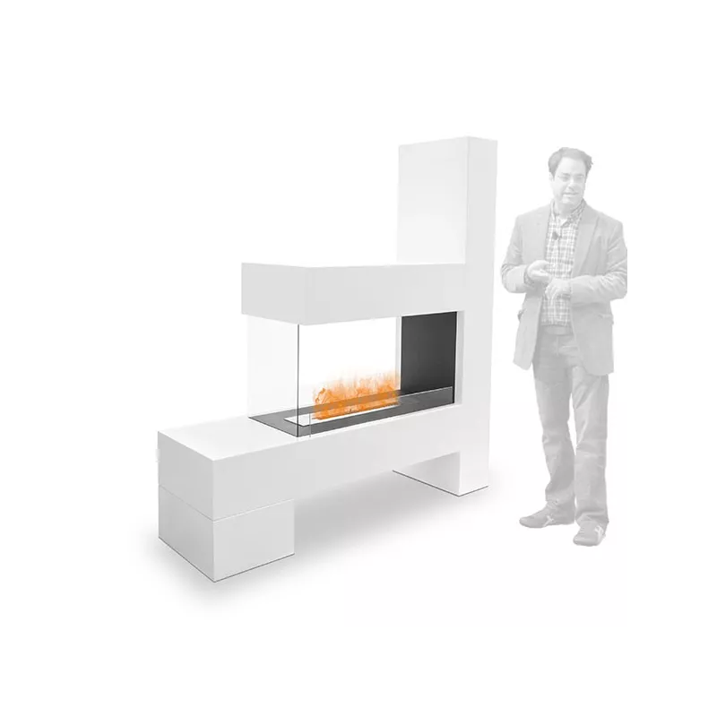 Grande camino Montecarle da 8.000 watt: Wikao Colore Bianco
