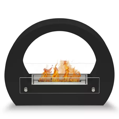 Caminetto a etanolo Onyx, modello vintage Colore Nero