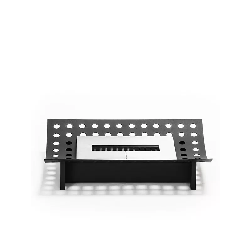 Caminetto o inserto a pavimento Ada XL: Wikao Colore Nero