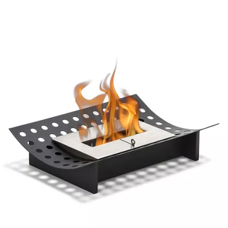 Caminetto o inserto a pavimento Ada XL: Wikao Colore Nero