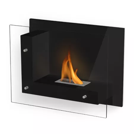 BrisbaneElegante caminetto a etanolo, 2700 watt Colore Nero