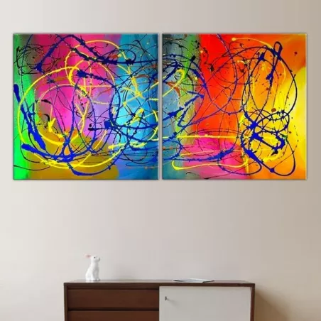 Un dittico vivace e colorato