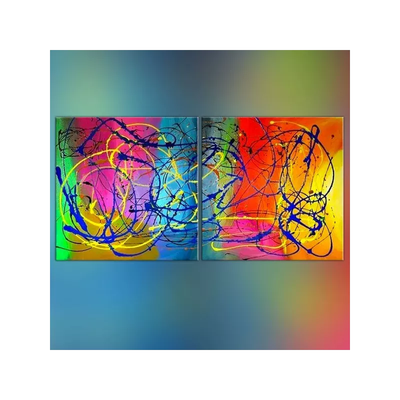 Un dittico vivace e colorato