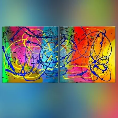 Un dittico vivace e colorato