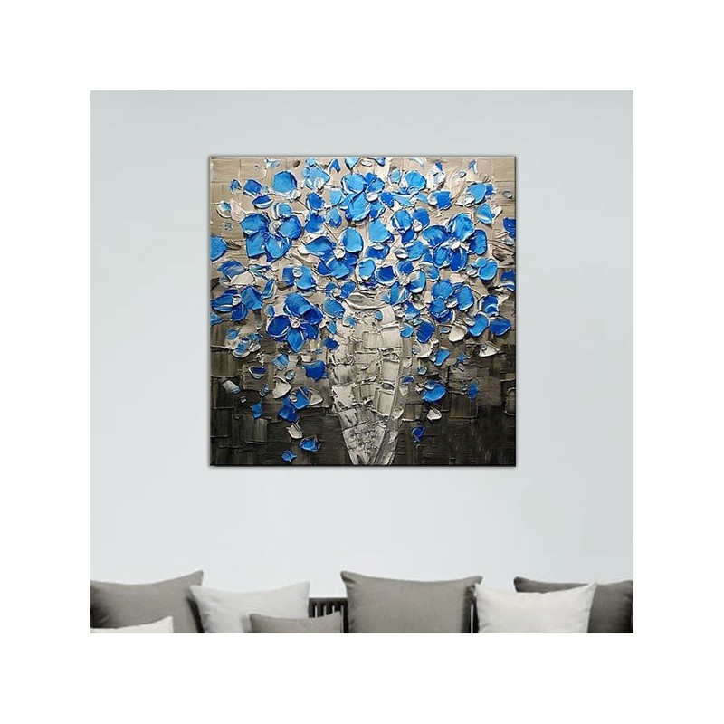 Pittura di fiori blu