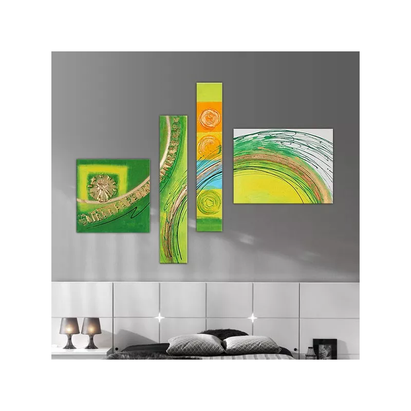Contrasto e colori del quadrittico