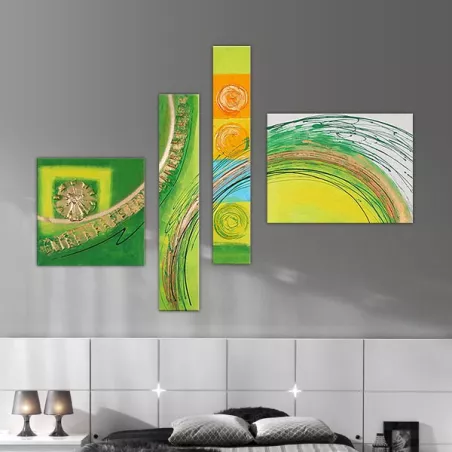 Contrasto e colori del quadrittico