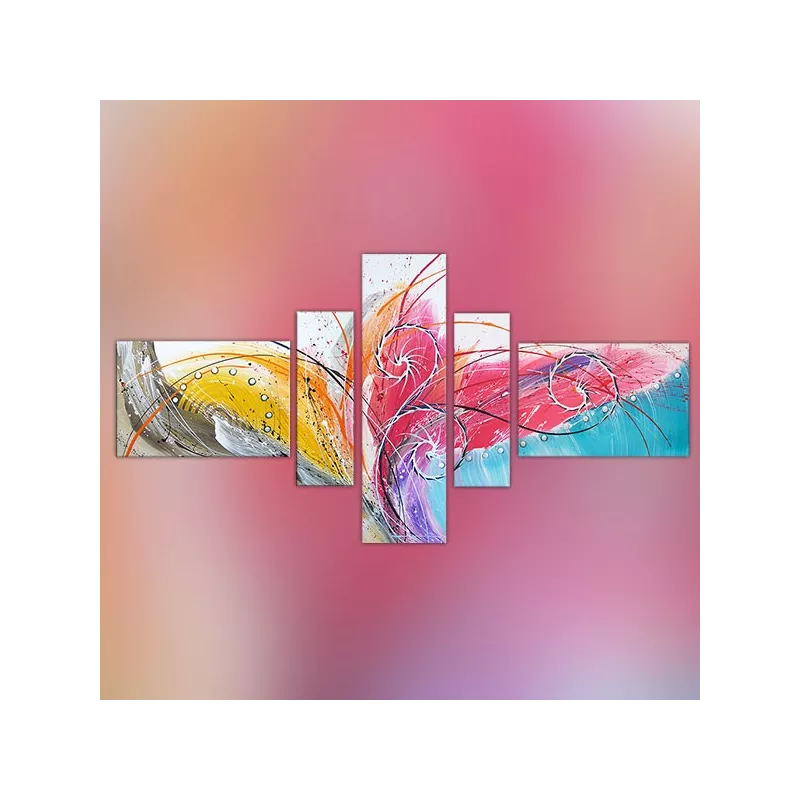 Polittico colorato e movimento