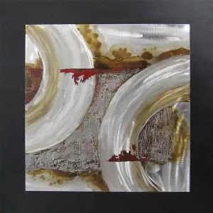 disegno circolare di vernice e pâtine industriale