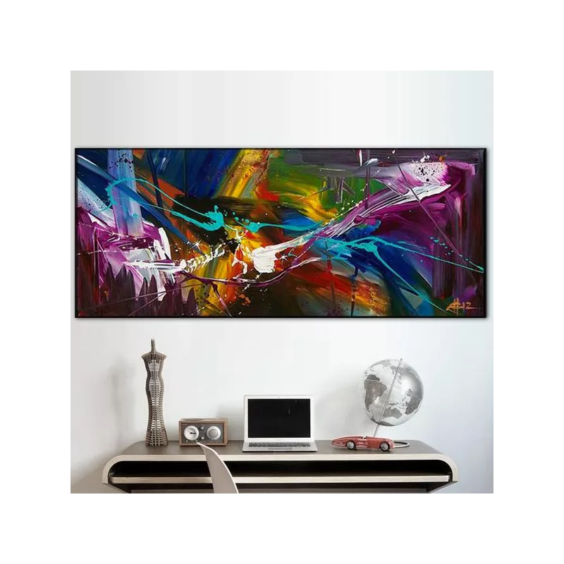 pittura concettuale "contrasto", 60x90