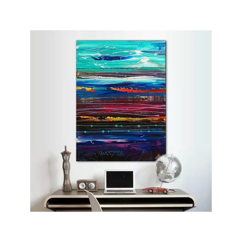 Tavola colorata a più livelli, 60x90 cm