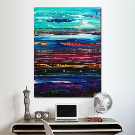 Tavola colorata a più livelli, 60x90 cm