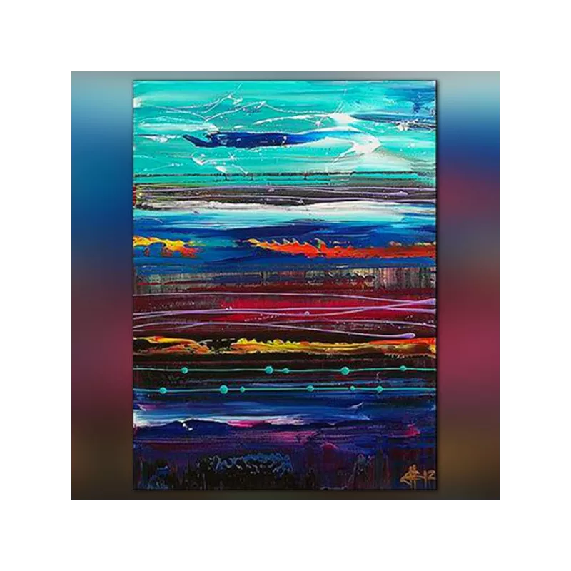 Tavola colorata a più livelli, 60x90 cm
