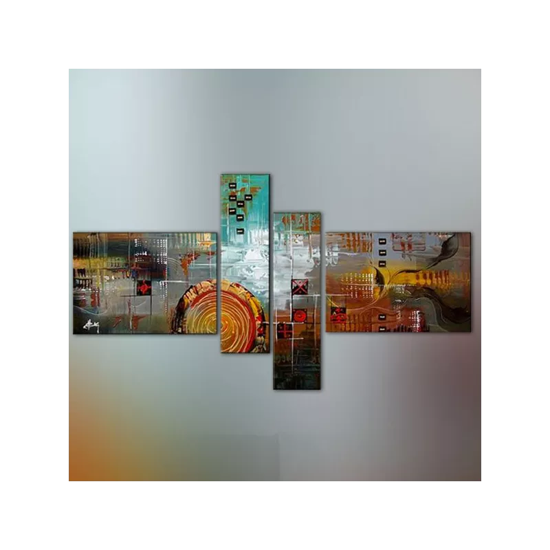 Quadrittico di pittogrammi, 4 pannelli sospesi