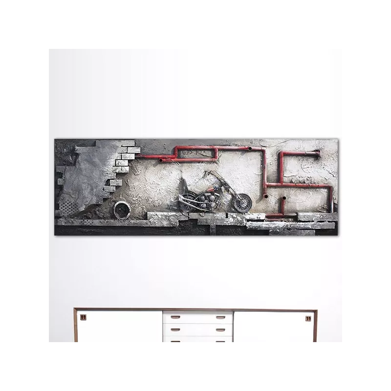 Quadro Bandidos, tela per motociclisti