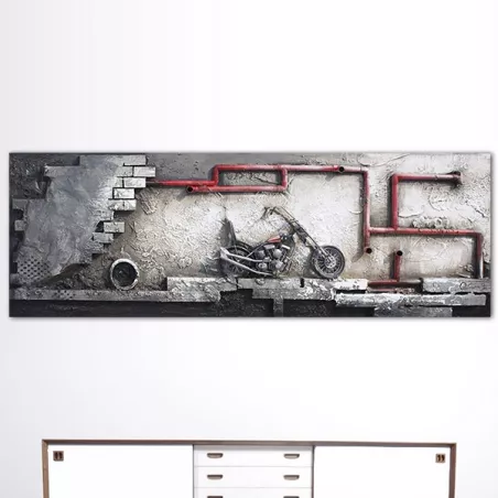Quadro Bandidos, tela per motociclisti
