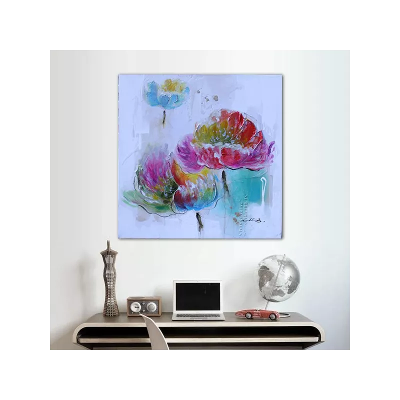 Pittura ad acquerello con fiori