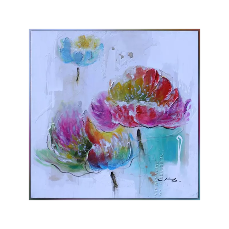 Pittura ad acquerello con fiori
