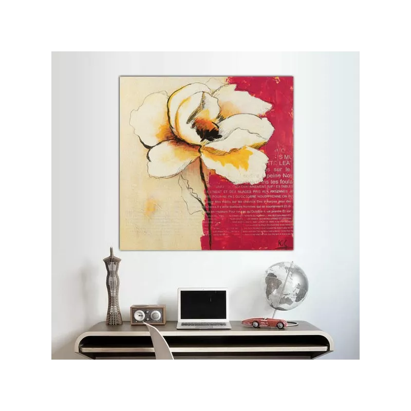Quadro di Cabrel e Lamazou, tributo 60x60 cm