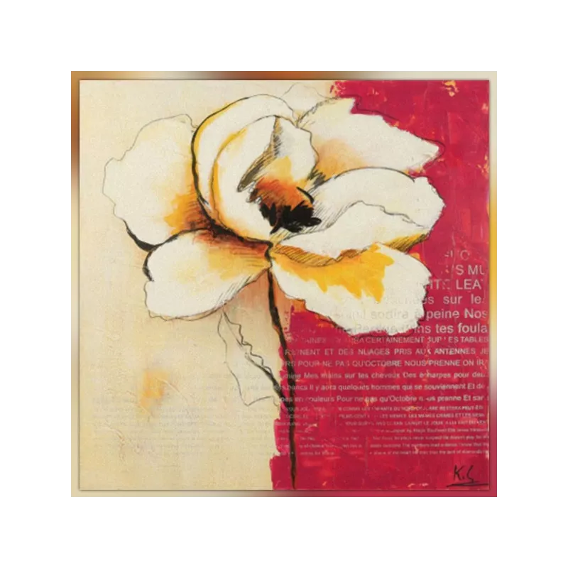 Quadro di Cabrel e Lamazou, tributo 60x60 cm