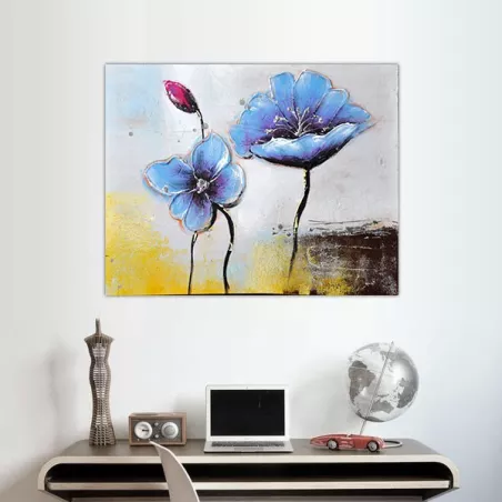 Composizione floreale moderna, quadro quadrato