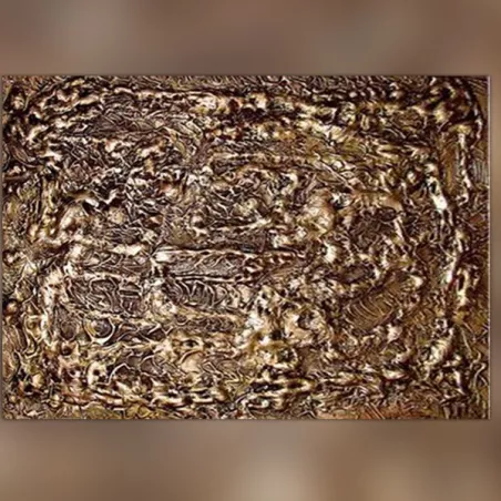 Pittura in bronzo, pannello decorativo 60x80 cm