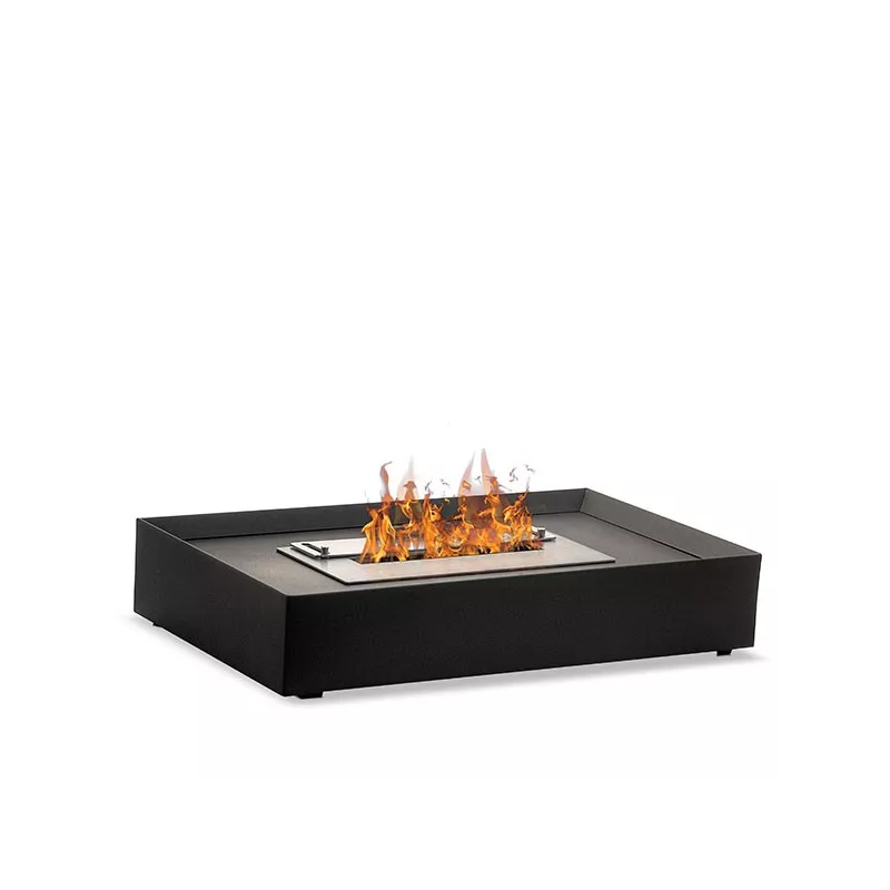 Argos, riabilitazione del vecchio camino. Colore Nero Bruciatore 2.2L/4kW