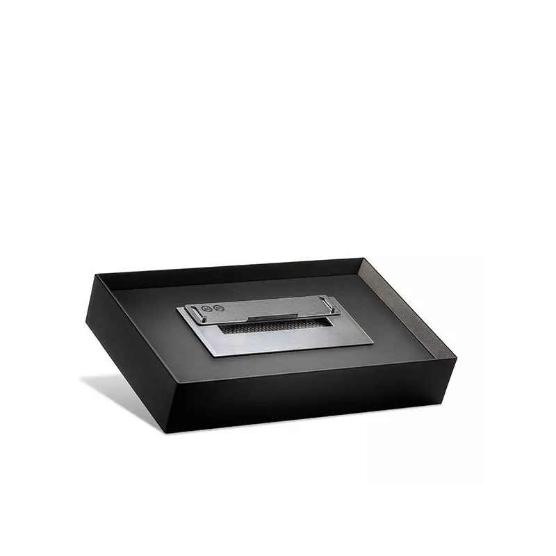 Argos, riabilitazione del vecchio camino. Colore Nero Bruciatore 2.2L/4kW