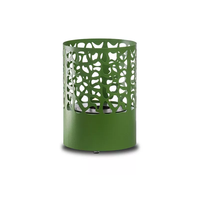 AcapulcoBiocamino da tavolo, stufa rotonda a etanolo Colore Verde