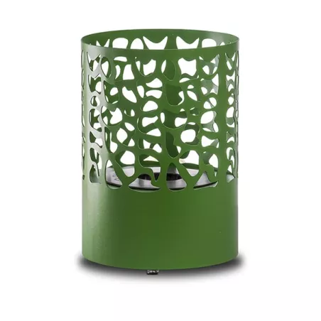 AcapulcoBiocamino da tavolo, stufa rotonda a etanolo Colore Verde