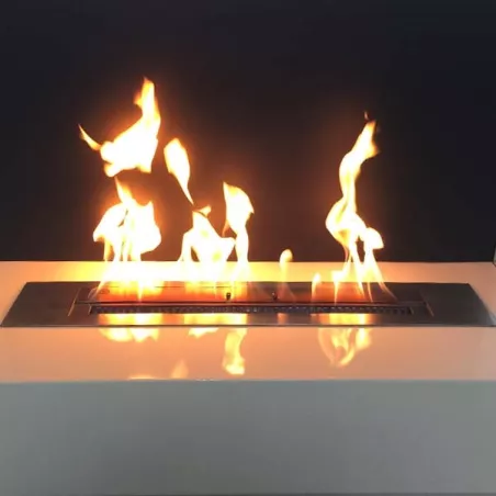 Caminetto Prestige di grandi dimensioni a libera installazione Colore Bianco