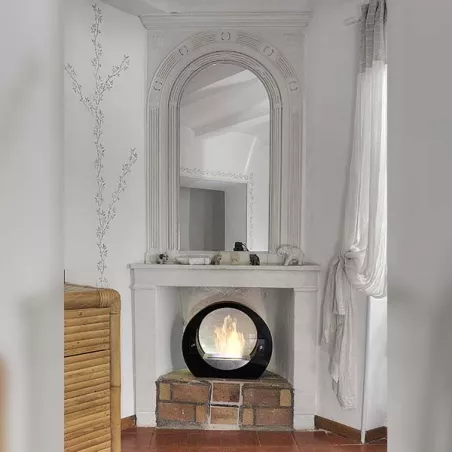 Caminetto a etanolo da pavimento Manhattan, 2,7kw Colore Bianco