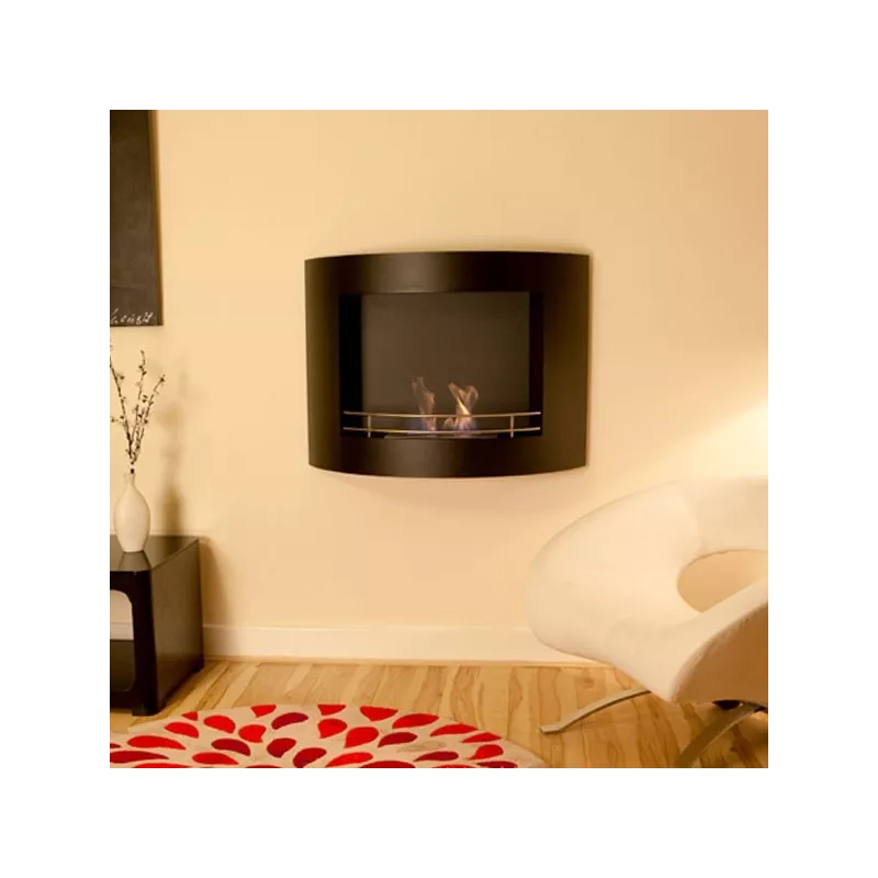 HarmonieCaminetto a etanolo , 84x27x68cm Colore Bianco Bruciatore 2.2L/4kW