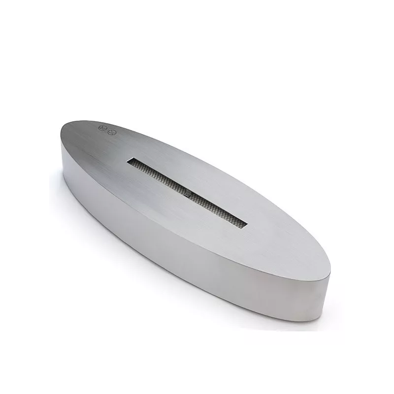 Caminetto organico freestanding Cambridge : Wikao Colore Acciaio inox spazzolato