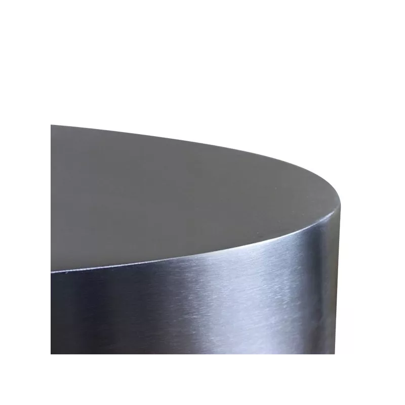 Caminetto organico freestanding Cambridge : Wikao Colore Acciaio inox spazzolato